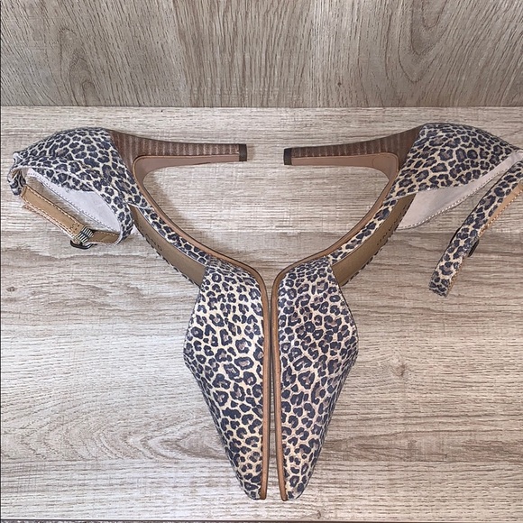 Lucky Brand Tukko d'Orsay Leopard Ankle Strap Pump - Picture 4 of 6